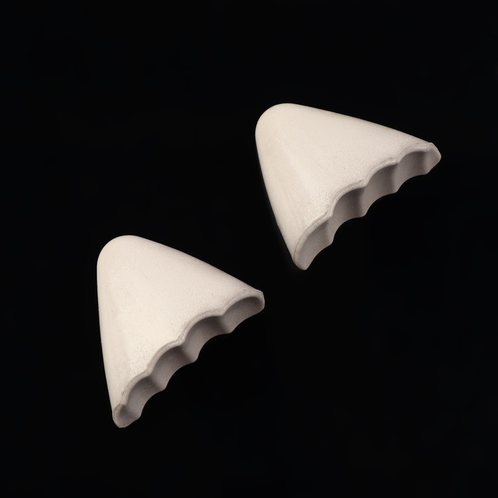 Вставки для уменьшения размера обуви, регулируемые, 5,5 × 4 см, пара, цвет серый Вставки для уменьшения размера обуви, регулируемые, 5,5 × 4 см, пара, цвет серый