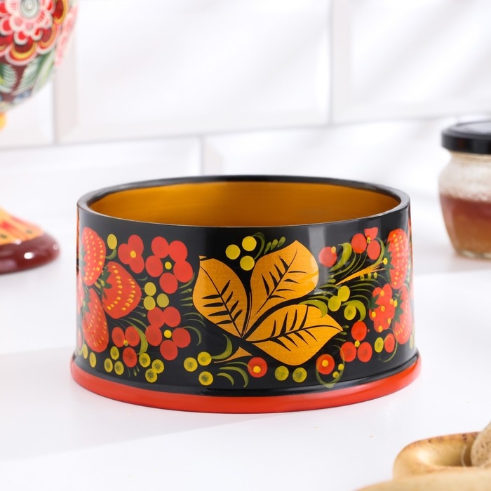 Коробка «Ягодка», большая, 12-13×9-10 см, хохлома Коробка «Ягодка», большая, 12-13×9-10 см, хохлома