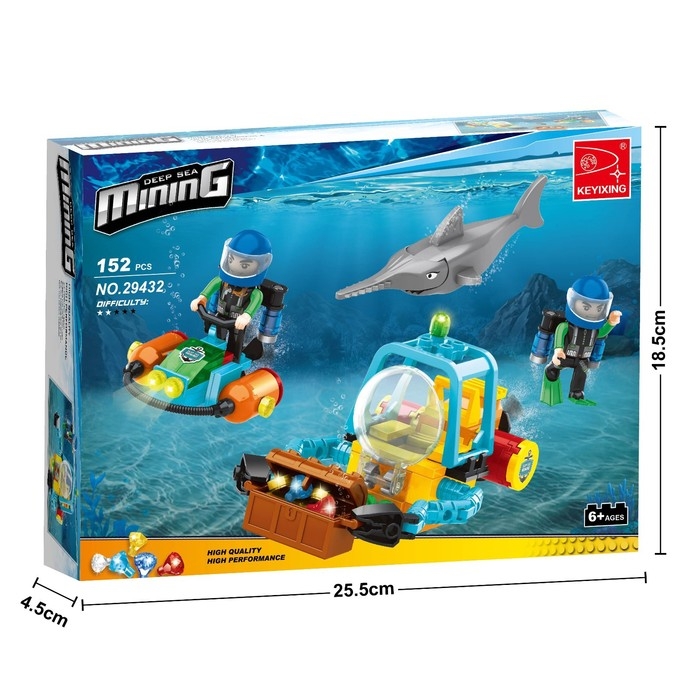 Конструктор Кладоискатели «Глубинные искатели», 152 детали Конструктор Кладоискатели «Глубинные искатели», 152 детали