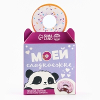 Печенье пончик «Моей сладкоежке» с черникой, 40 г.