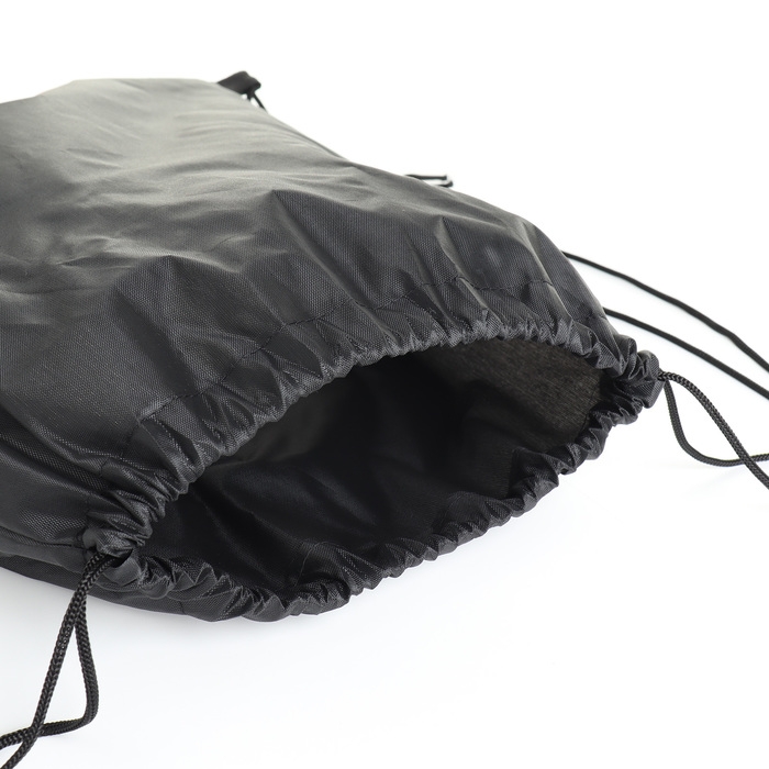 Мешок для обуви на шнурке TEXTURA, цвет чёрный Мешок для обуви на шнурке TEXTURA, цвет чёрный