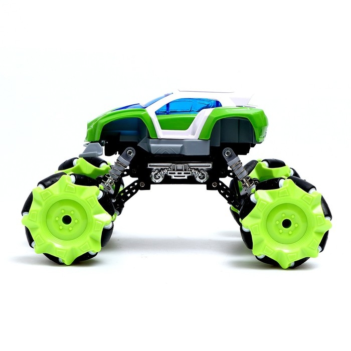 Джип радиоуправляемый DRIFT, 4WD, дрифт, работает от аккумулятора, цвет зелёный Джип радиоуправляемый DRIFT, 4WD, дрифт, работает от аккумулятора, цвет зелёный