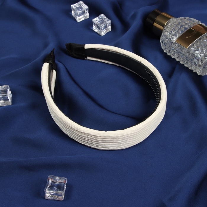 Ободок для волос Ободок для волос "Жаннет" классик, 3 см, бежевый