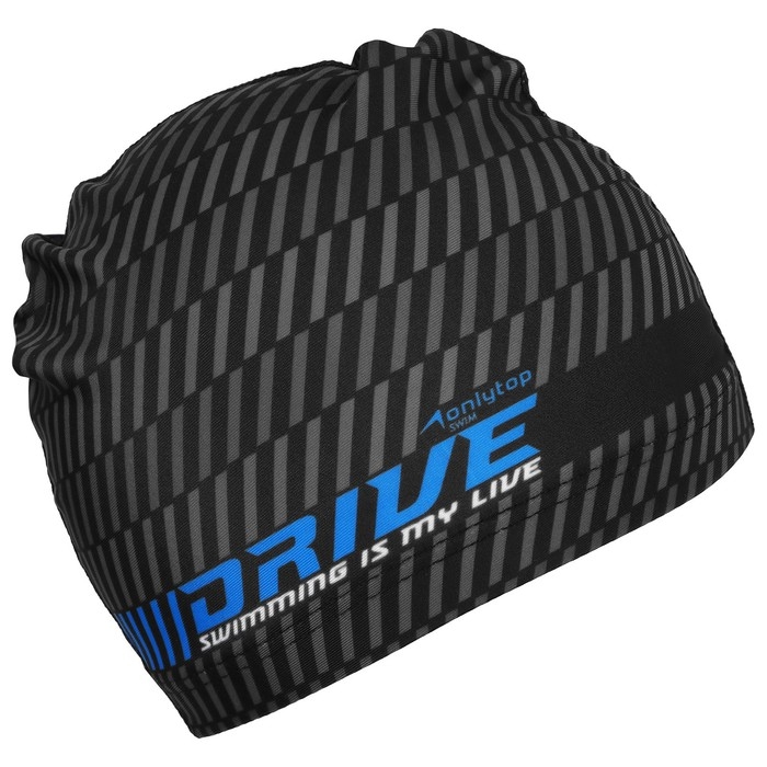 Шапочка для плавания взрослая ONLYTOP DRIVE, тканевая, обхват 54-60 см Шапочка для плавания взрослая ONLYTOP DRIVE, тканевая, обхват 54-60 см