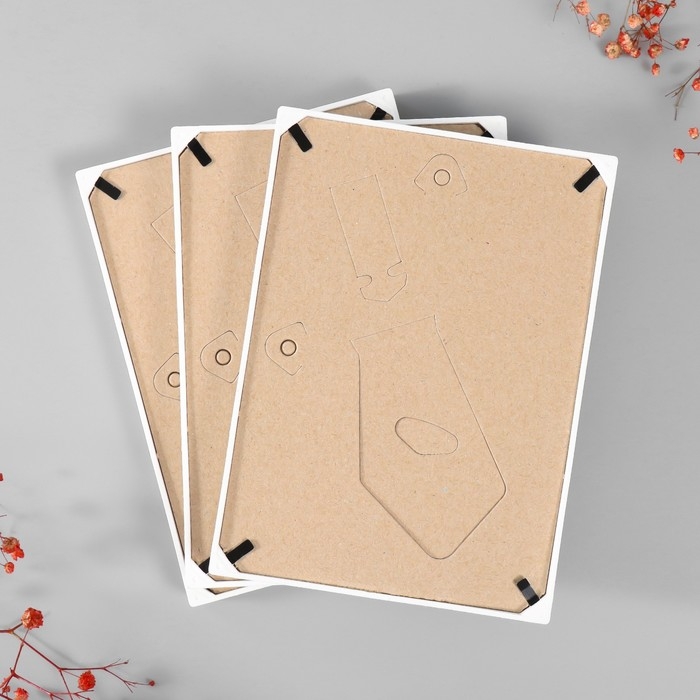 Набор фоторамок пластик L-5 10х15 см ( 3 шт.), белый Набор фоторамок пластик L-5 10х15 см ( 3 шт.), белый