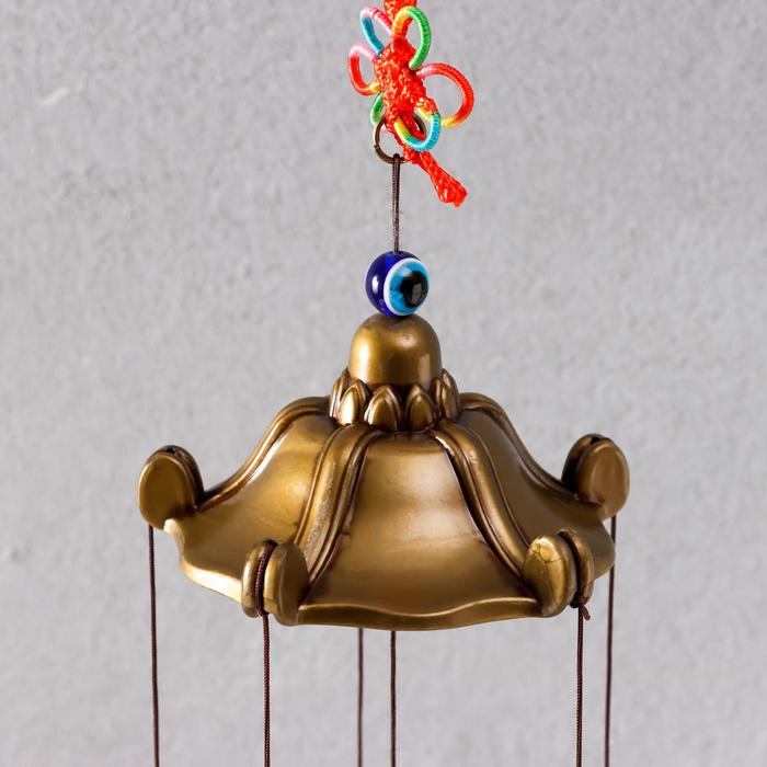 Музыка ветра металл Музыка ветра металл "От сглаза с бахромой" 5 колокольчиков 45х7,5х7,5 см