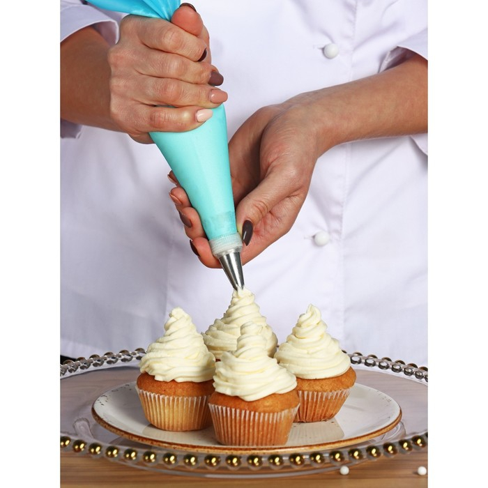 Кондитерский мешок Доляна «Синева», 55×29 см, цвет голубой Кондитерский мешок Доляна «Синева», 55×29 см, цвет голубой