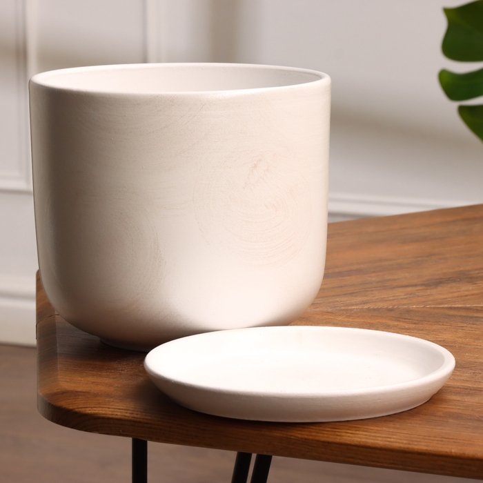 Горшок цветочный Орион белый 3 л Горшок цветочный Орион белый 3 л