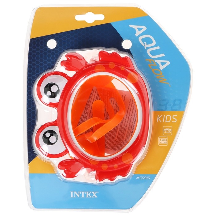 Маска для плавания «Морские животные», от 3-8 лет, цвет МИКС Маска для плавания «Морские животные», от 3-8 лет, цвет МИКС