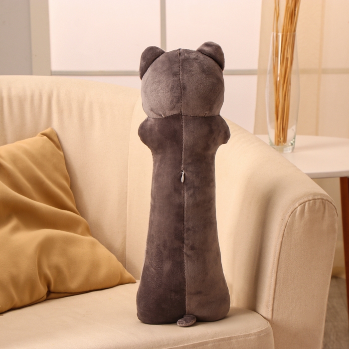 Мягкая игрушка «Кот-батон», 50 см, цвет серый Мягкая игрушка «Кот-батон», 50 см, цвет серый