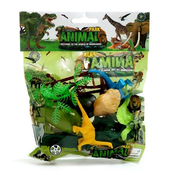 Грузовик &laquo;Парк животных&raquo;, инерция, игровой набор, МИКС