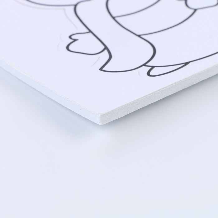 Аппликация фольгой на новый год «Снеговик со снегирем», новогодний набор для творчества Аппликация фольгой на новый год «Снеговик со снегирем», новогодний набор для творчества