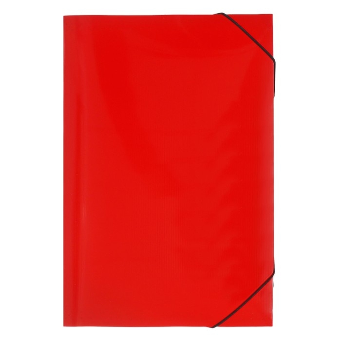 Папка картотека А4, Calligrata TOP DeLuxe, 13 отделений, пластиковая, 1000 мкм, красная