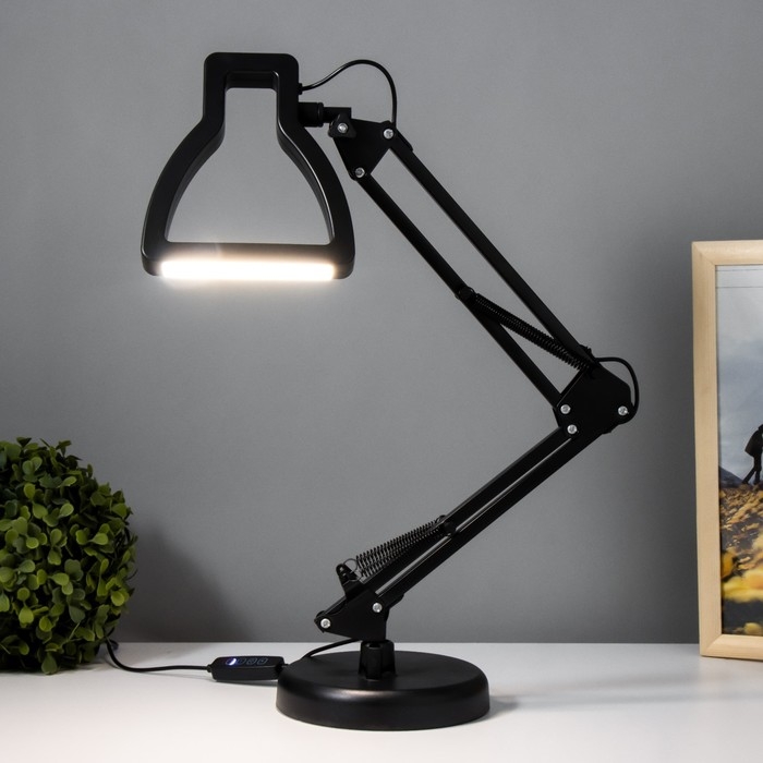 Настольная лампа Санлайт LED 4Вт USB 3000-6000K черный 14,5х16х58 см