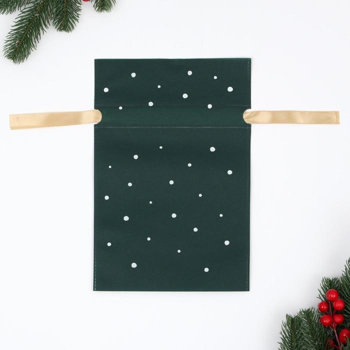 Новый год. Мешок подарочный "Рождество", 20 x 30 см