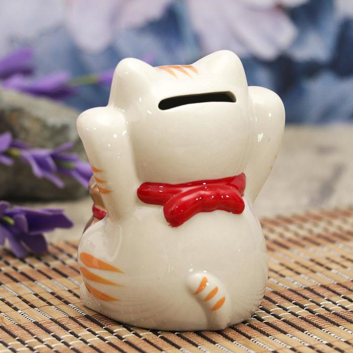 Копилка керамика Копилка керамика "Манеки-неко счастье" МИКС 10х8,5х9 см