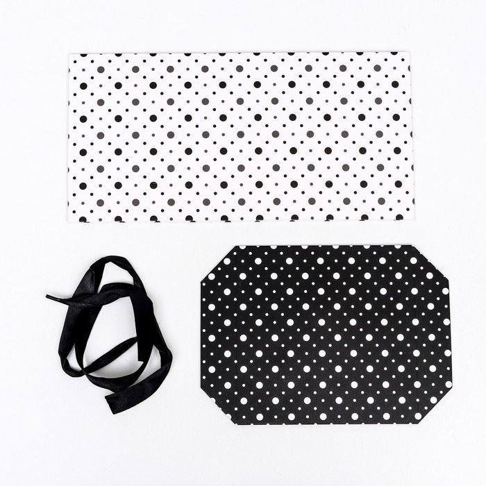 Коробка Самосборная Коробка Самосборная "Горошек" 15х15х15 см