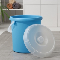 Ведро с крышкой Darel plastic, 20 л, цвет МИКС