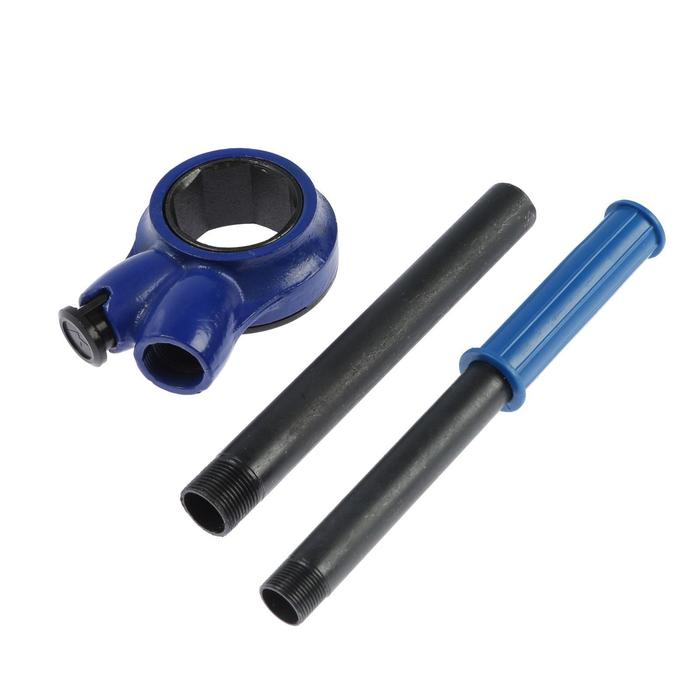 Вороток-трещотка для клуппов ТУНДРА, с удлинителем Вороток-трещотка для клуппов ТУНДРА, с удлинителем