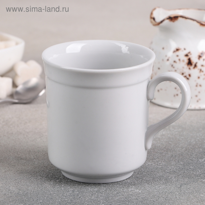 Кружка фарфоровая «Цилиндрический», 250 мл, d=8,2 см Кружка фарфоровая «Цилиндрический», 250 мл, d=8,2 см