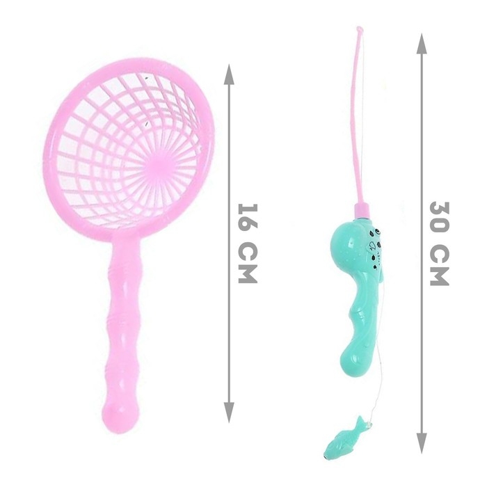 Рыбалка «Большие рыбки» 13 рыбок, удочка, сачок Рыбалка «Большие рыбки» 13 рыбок, удочка, сачок