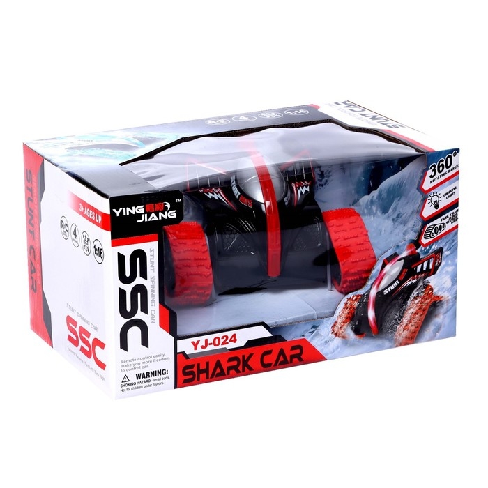 Машина-перевёртыш радиоуправляемая «Гусеничный», работает от аккумулятора, цвет красный Машина-перевёртыш радиоуправляемая «Гусеничный», работает от аккумулятора, цвет красный