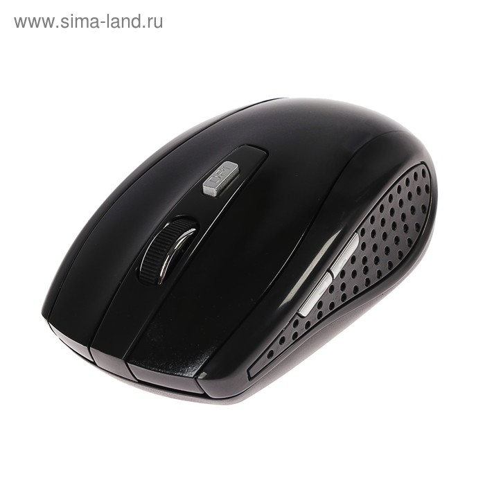 Мышь Luazon MB-1.1, беспроводная, оптическая, 3200 dpi, от 2 батареек, USB, чёрная Мышь Luazon MB-1.1, беспроводная, оптическая, 3200 dpi, от 2 батареек, USB, чёрная