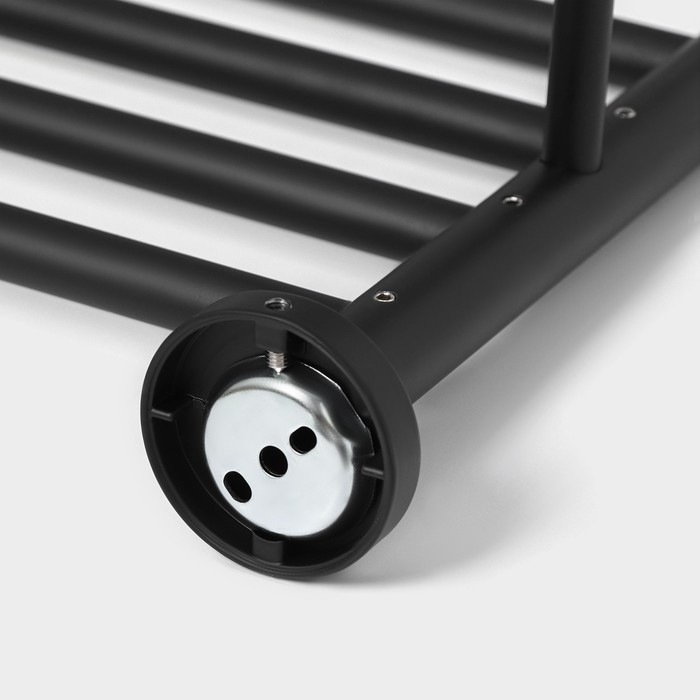 Полка для ванной Stölz Loft basic, с держателем для полотенец, цвет чёрный Полка для ванной Stölz Loft basic, с держателем для полотенец, цвет чёрный