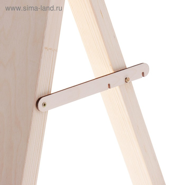 Мольберт настольный «Хлопушка», 500 х 450 х 300 мм, односторонний, неокрашенное дерево, Calligrata