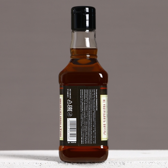 Гель для душа во флаконе виски «На удачу», 250 мл, аромат пряного виски, Новый Год