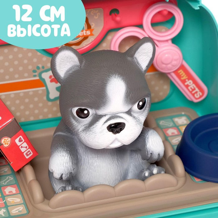 Игровой набор «Ветеринар» в рюкзаке, питомец МИКС Игровой набор «Ветеринар» в рюкзаке, питомец МИКС