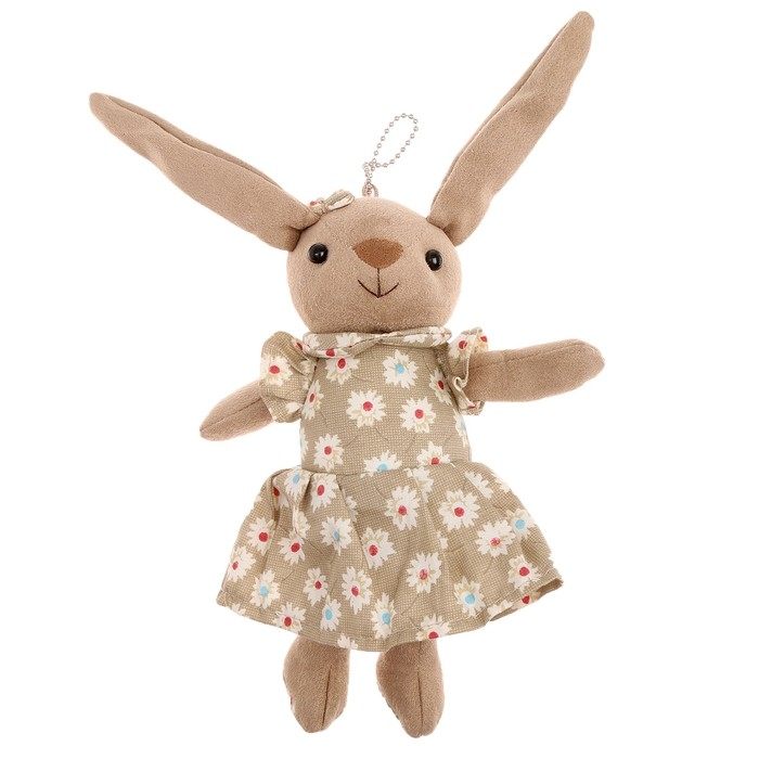 Мягкая игрушка «Заюша», платье в цветок Мягкая игрушка «Заюша», платье в цветок