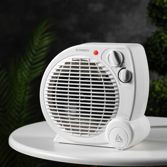 Тепловентилятор Luazon LTO-04, напольный, 2000 Вт, 2 режима, до 20 м², белый Тепловентилятор Luazon LTO-04, напольный, 2000 Вт, 2 режима, до 20 м², белый