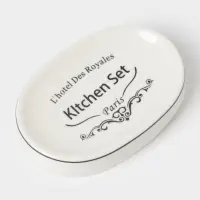 Аксессуары для кухни Доляна &laquo;Уют&raquo;, 4 предмета, дозатор 300 мл, мыльница, подставка для губки, подставка для ложки, белые