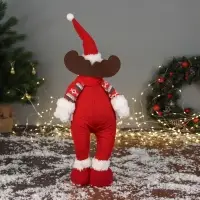 Игрушка мягкая &laquo;Олень-пузатик&raquo; стоит, 12&times;40 см, красный