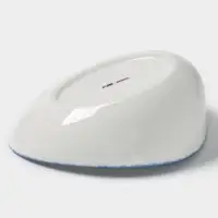 Салатник Magistro Blue Lagoon, 450 мл, 22.3&times;17&times;9 см, фарфор, белый, синий