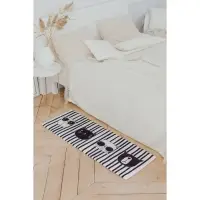 Коврик для ванной и туалета Доляна &laquo;Коты&raquo;, 45&times;120 см