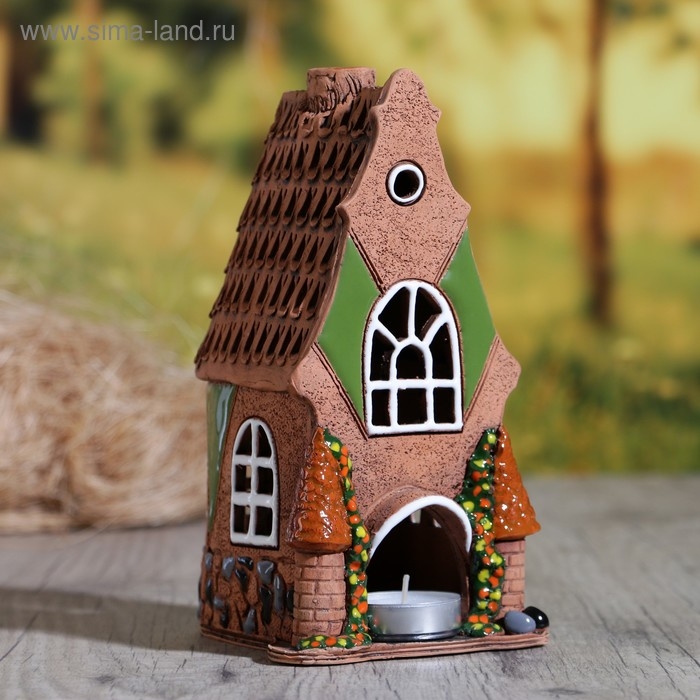 Аромалампа Домик «Краб», 18 см, ручная работа, микс Аромалампа Домик «Краб», 18 см, ручная работа, микс