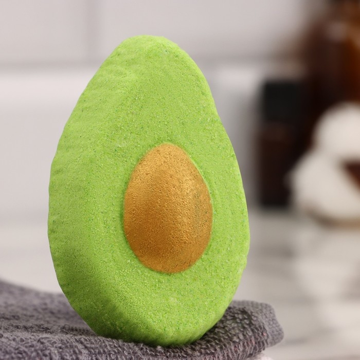 Бомбочка для ванны  Бомбочка для ванны "Авокадо", клубника, 90 гр "Добропаровъ"