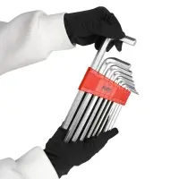 Набор ключей торцевых шестигранных  удлиненных 10 предметов (1,5-12мм) AVS HKS-10L