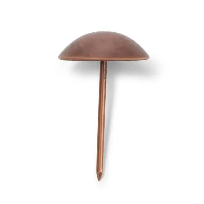 Гвозди ТУНДРА, декоративные, обивочные, 25&times;39 мм, медь, 100 шт.