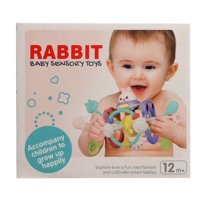 Развивающая игрушка «Кролик», с тянучками Развивающая игрушка «Кролик», с тянучками