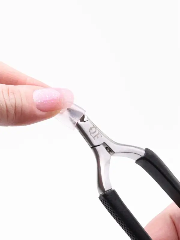 Кусачки педикюрные &laquo;Премиум&raquo;, скрытая пружина, 11.5 см, длина лезвия-6 мм, чёрные, серебристые