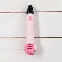 3D ручка Тигрёнок, работа с пластиком PLA, USB кабель питания, розовая