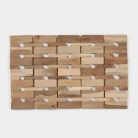 Коврик из тикового дерева, 30&times;20&times;0.7 см