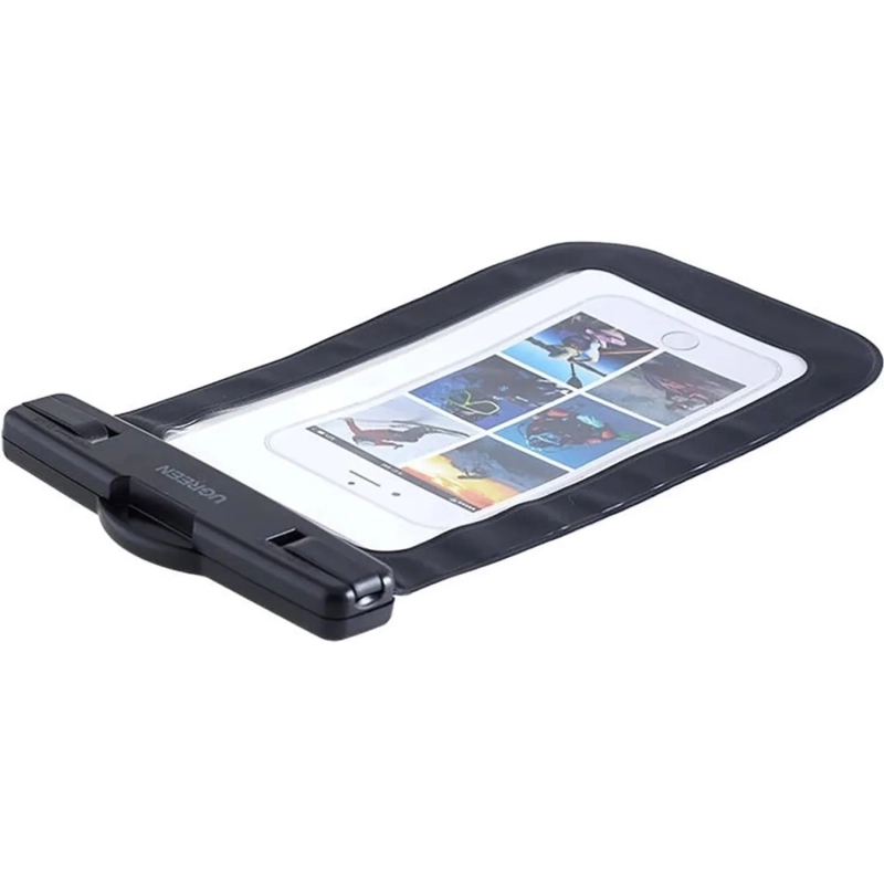 Чехол UGREEN LP716 (45181)для телеф. Waterproof Phone Pouch черный(защелка)