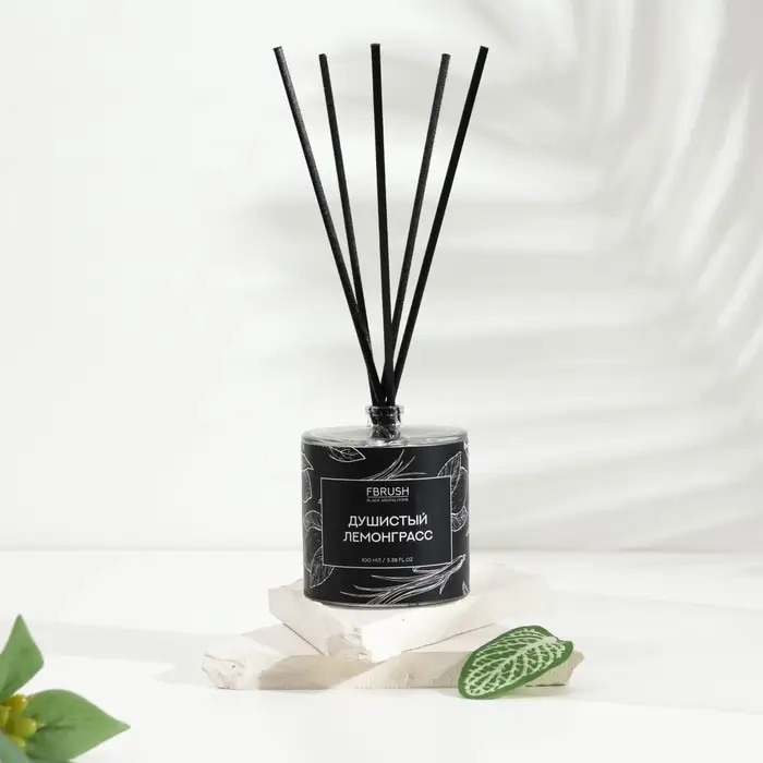 Диффузор ароматический BLACK AROMA HOME Диффузор ароматический BLACK AROMA HOME "Душистый лемонграсс", 100 мл