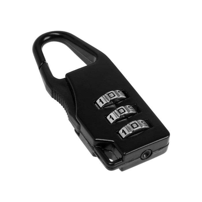 Замок навесной кодовый ТУНДРА ZK002, черный Замок навесной кодовый ТУНДРА ZK002, черный