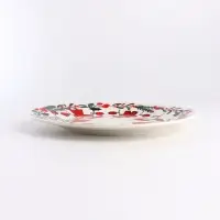 Тарелка новогодняя плоская &laquo;Новогодний хоровод&raquo;, d=20 см