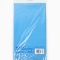 Скатерть одноразовая голубая, 120 х 160 Скатерть одноразовая голубая, 120 х 160